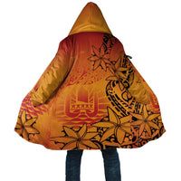 French Polynesia Manta Ray Tattoo Cloak Tahiti Hahalua Tiare Maori Gradient Style