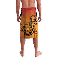 French Polynesia Manta Ray Tattoo Lavalava Tahiti Hahalua Tiare Maori Gradient Style LT14 - Polynesian Pride