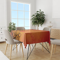 French Polynesia Manta Ray Tattoo Tablecloth Tahiti Hahalua Tiare Maori Gradient Style LT14 - Polynesian Pride