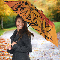 French Polynesia Manta Ray Tattoo Umbrella Tahiti Hahalua Tiare Maori Gradient Style LT14 - Polynesian Pride