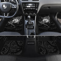 French Polynesia Manta Ray Tattoo Car Mats Tahiti Hahalua Turtle Shark Black Color LT14 Set 4pcs Black - Polynesian Pride
