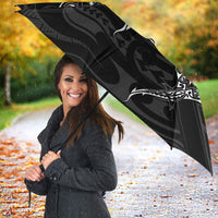 French Polynesia Manta Ray Tattoo Umbrella Tahiti Hahalua Turtle Shark Black Color LT14 - Polynesian Pride