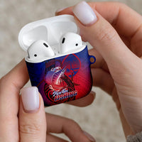 Guam Blue Marlin Fishing AirPods Case Guahan Fish Hook Tattoo LT14 - Polynesian Pride