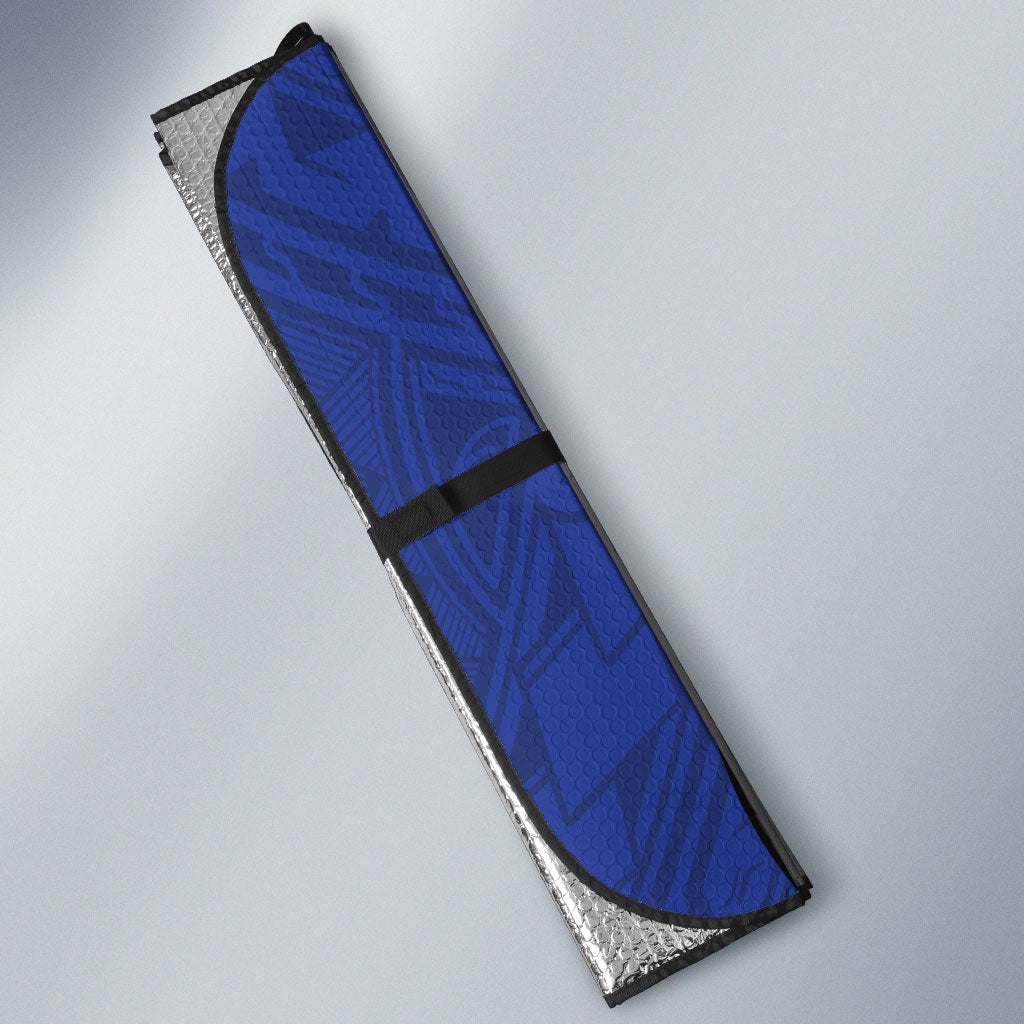 Guam Blue Marlin Fishing Auto Sun Shade Guahan Fish Hook Tattoo LT14 - Polynesian Pride