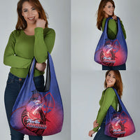 Guam Blue Marlin Fishing Grocery Bag Guahan Fish Hook Tattoo LT14 - Polynesian Pride