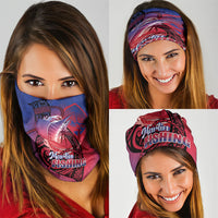 Guam Blue Marlin Fishing Neck Gaiter Guahan Fish Hook Tattoo LT14 - Polynesian Pride
