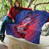 Guam Blue Marlin Fishing Quilt Guahan Fish Hook Tattoo