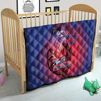 Guam Blue Marlin Fishing Quilt Guahan Fish Hook Tattoo
