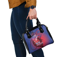 Guam Blue Marlin Fishing Shoulder Handbag Guahan Fish Hook Tattoo LT14 - Polynesian Pride