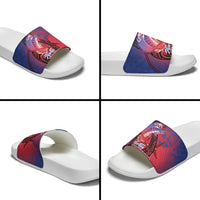 Guam Blue Marlin Fishing Slide Sandals Guahan Fish Hook Tattoo LT14 - Polynesian Pride