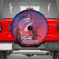 Guam Blue Marlin Fishing Spare Tire Cover Guahan Fish Hook Tattoo LT14 - Polynesian Pride