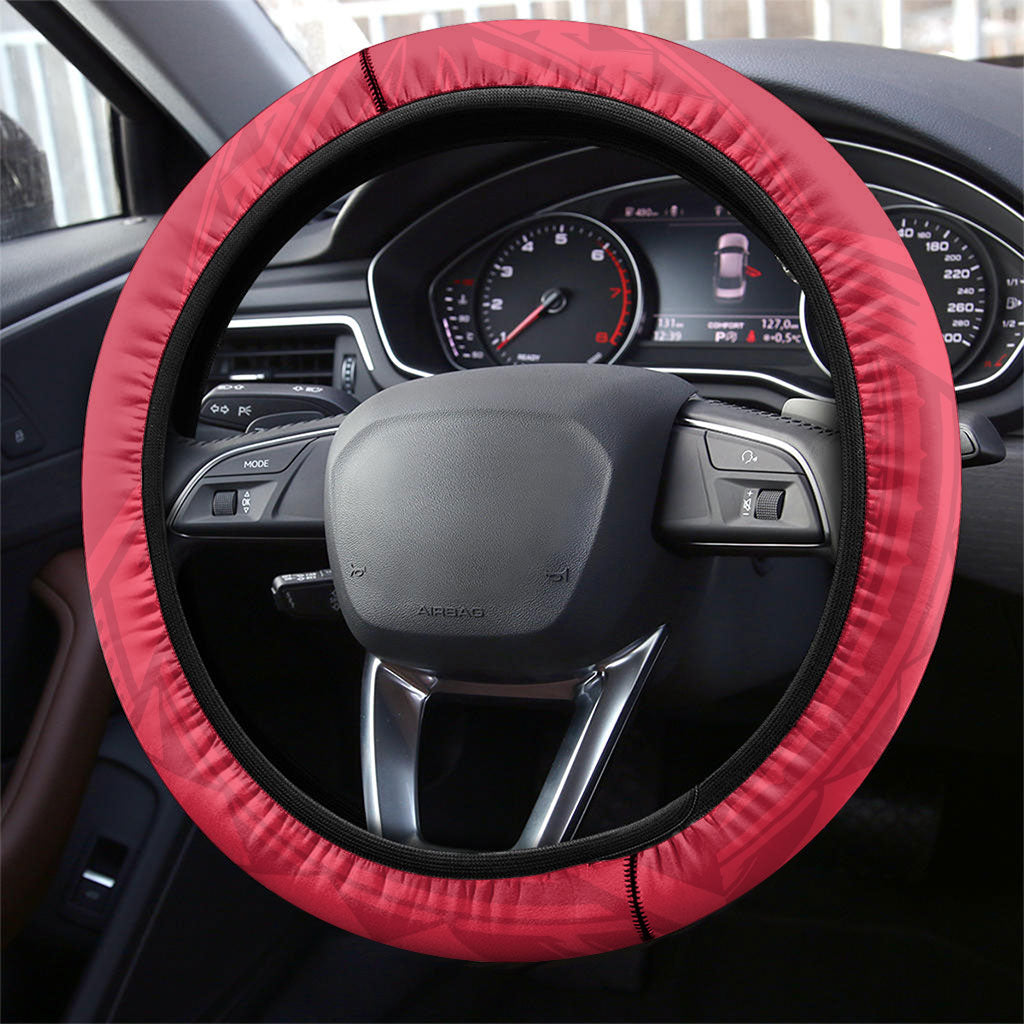 Guam Blue Marlin Fishing Steering Wheel Cover Guahan Fish Hook Tattoo LT14 - Polynesian Pride