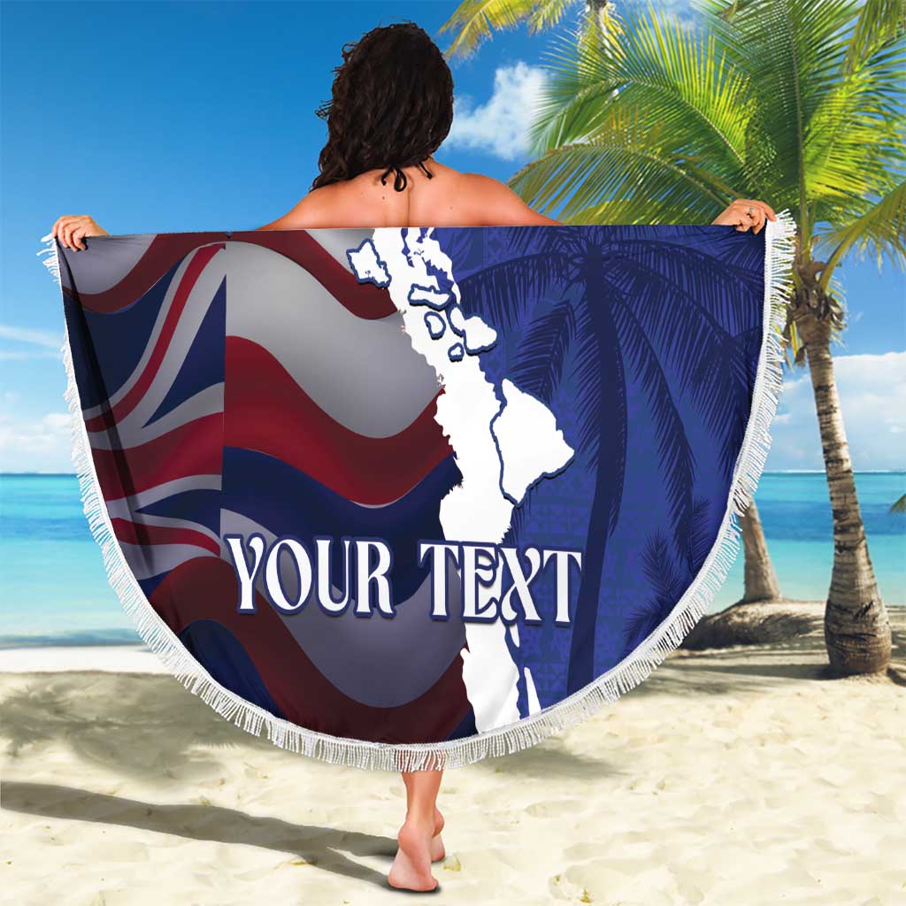 Personalized Hawaii Statehood Day Beach Blanket 66th Anniversary LT14 - Polynesian Pride
