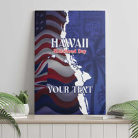 Personalized Hawaii Statehood Day Canvas Wall Art 66th Anniversary LT14 - Polynesian Pride