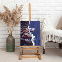 Personalized Hawaii Statehood Day Canvas Wall Art 66th Anniversary LT14 - Polynesian Pride