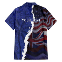 Personalized Hawaii Statehood Day Family Matching Long Sleeve Bodycon Dress and Hawaiian Shirt 66th Anniversary - Polynesian Pride