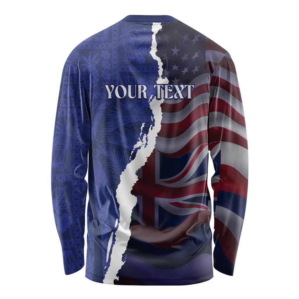 Personalized Hawaii Statehood Day Long Sleeve Shirt 66th Anniversary LT14 - Polynesian Pride