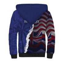 Personalized Hawaii Statehood Day Sherpa Hoodie 66th Anniversary LT14 - Polynesian Pride