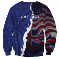 Personalized Hawaii Statehood Day Sweatshirt 66th Anniversary LT14 - Polynesian Pride