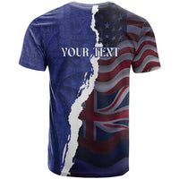 Personalized Hawaii Statehood Day T Shirt 66th Anniversary - Polynesian Pride