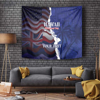 Personalized Hawaii Statehood Day Tapestry 66th Anniversary - Polynesian Pride