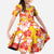 Yellow Hawaii Hibiscus Family Matching Summer Maxi Dress and Hawaiian Shirt Tropical Flowers Seamless Pattern - Polynesian Pride