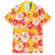 Yellow Hawaii Hibiscus Family Matching Summer Maxi Dress and Hawaiian Shirt Tropical Flowers Seamless Pattern - Polynesian Pride