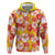 Yellow Hawaii Hibiscus Hoodie Tropical Flowers Seamless Pattern - Polynesian Pride