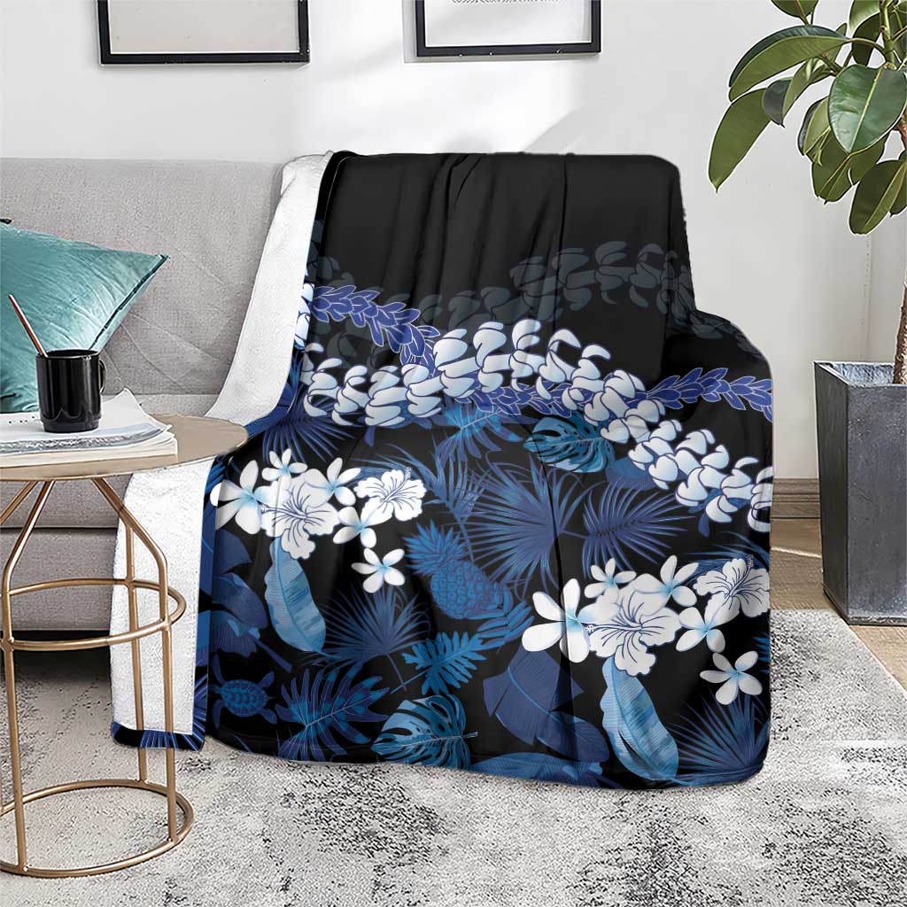 Polu Aloha Hawaii Lei Blanket Tropical Flowers Elegant Vibe - Polynesian Pride