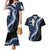 Polu Aloha Hawaii Lei Couples Matching Mermaid Dress and Hawaiian Shirt Tropical Flowers Elegant Vibe - Polynesian Pride