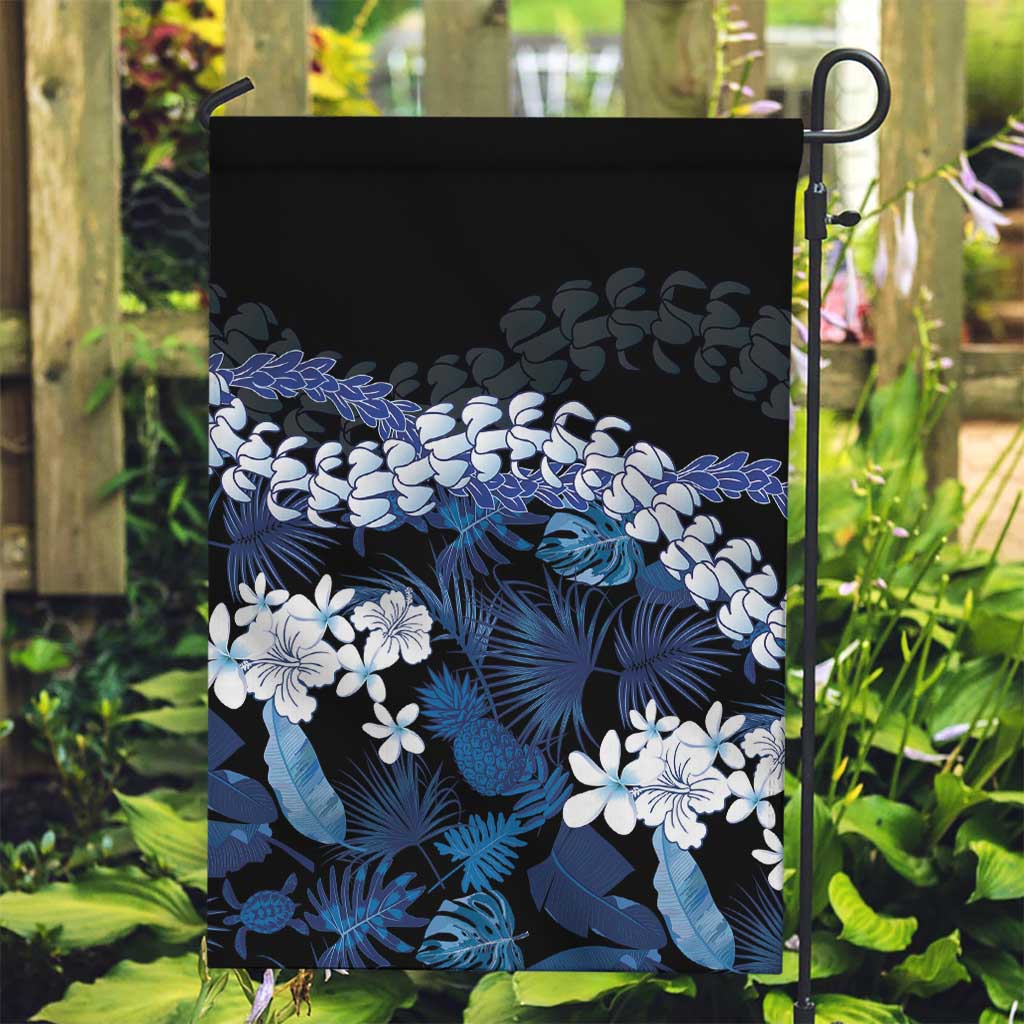 Polu Aloha Hawaii Lei Garden Flag Tropical Flowers Elegant Vibe - Polynesian Pride