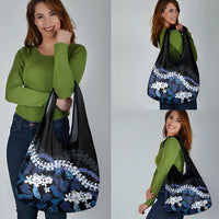 Polu Aloha Hawaii Lei Grocery Bag Tropical Flowers Elegant Vibe LT14 - Polynesian Pride