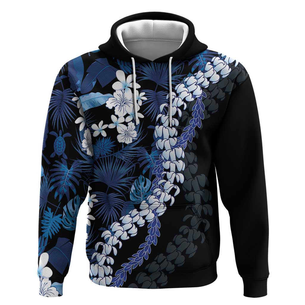 Polu Aloha Hawaii Lei Hoodie Tropical Flowers Elegant Vibe - Polynesian Pride