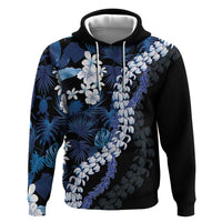 Polu Aloha Hawaii Lei Hoodie Tropical Flowers Elegant Vibe - Polynesian Pride