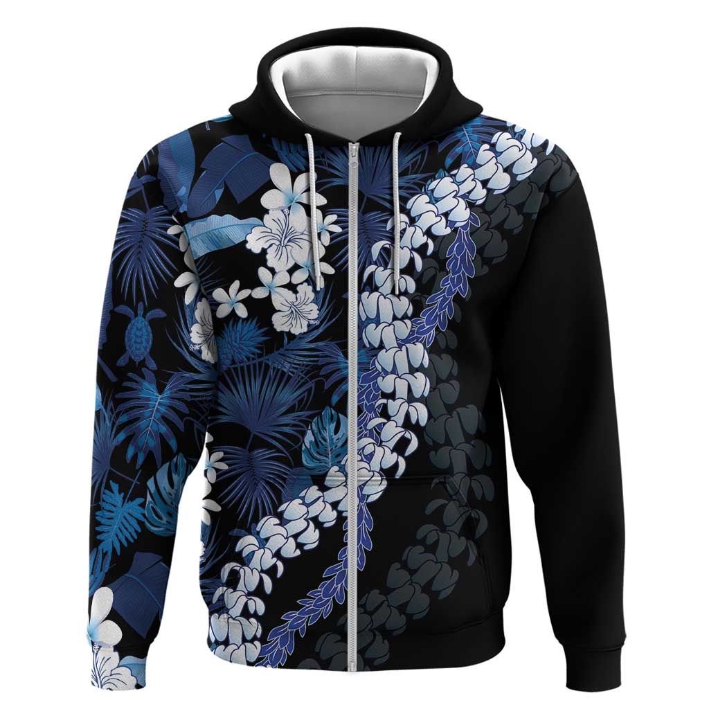 Polu Aloha Hawaii Lei Hoodie Tropical Flowers Elegant Vibe - Polynesian Pride