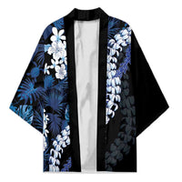 Polu Aloha Hawaii Lei Kimono Tropical Flowers Elegant Vibe - Polynesian Pride