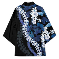 Polu Aloha Hawaii Lei Kimono Tropical Flowers Elegant Vibe - Polynesian Pride