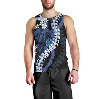 Polu Aloha Hawaii Lei Men Tank Top Tropical Flowers Elegant Vibe LT14 - Polynesian Pride