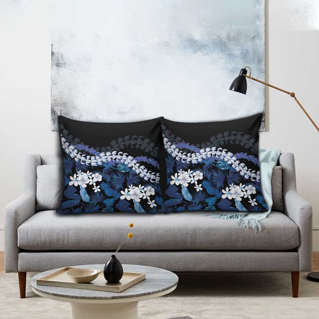 Polu Aloha Hawaii Lei Pillow Cover Tropical Flowers Elegant Vibe - Polynesian Pride