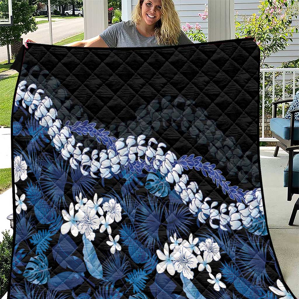 Polu Aloha Hawaii Lei Quilt Tropical Flowers Elegant Vibe - Polynesian Pride