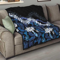 Polu Aloha Hawaii Lei Quilt Tropical Flowers Elegant Vibe - Polynesian Pride