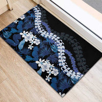 Polu Aloha Hawaii Lei Rubber Doormat Tropical Flowers Elegant Vibe LT14 - Polynesian Pride