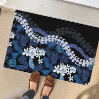 Polu Aloha Hawaii Lei Rubber Doormat Tropical Flowers Elegant Vibe LT14 - Polynesian Pride