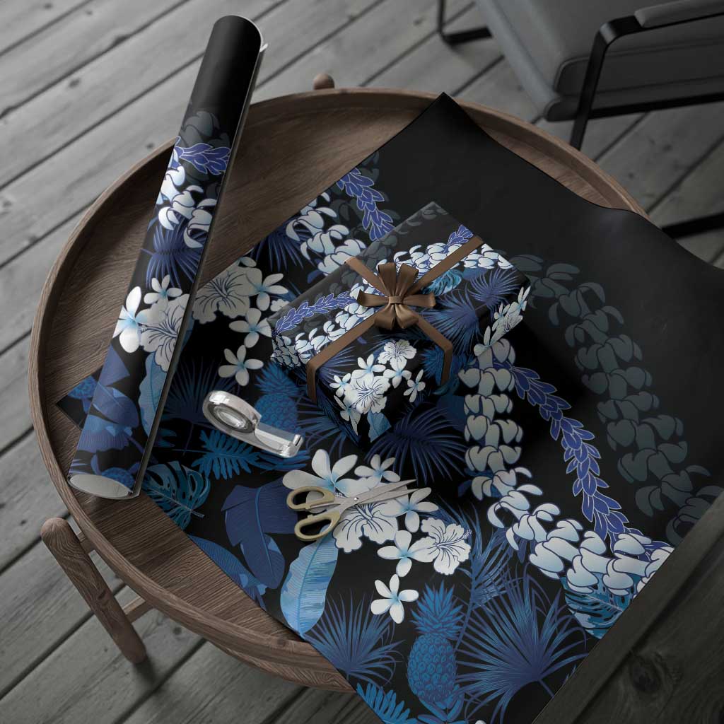 Polu Aloha Hawaii Lei Wrapping Paper Tropical Flowers Elegant Vibe LT14 - Polynesian Pride