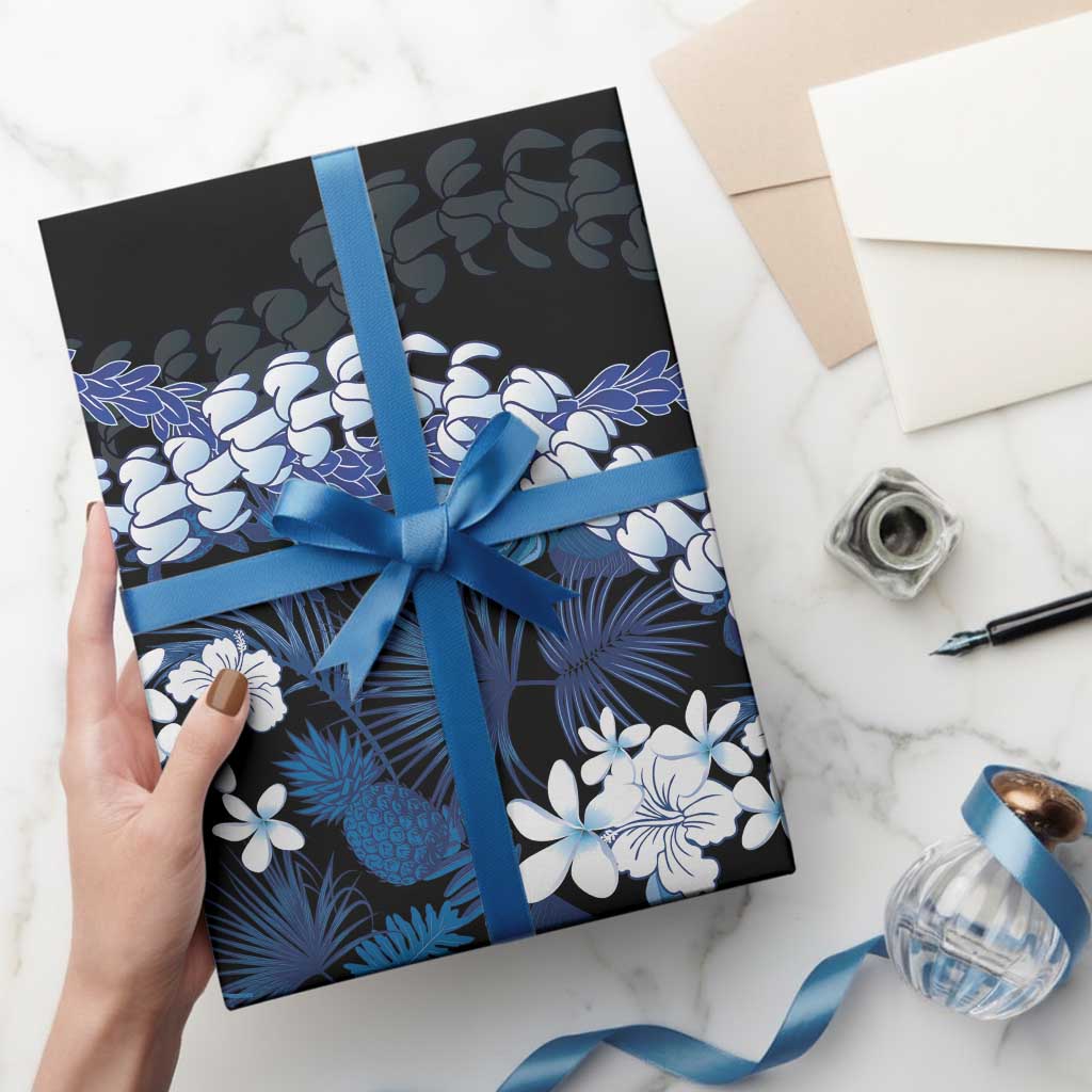 Polu Aloha Hawaii Lei Wrapping Paper Tropical Flowers Elegant Vibe LT14 - Polynesian Pride