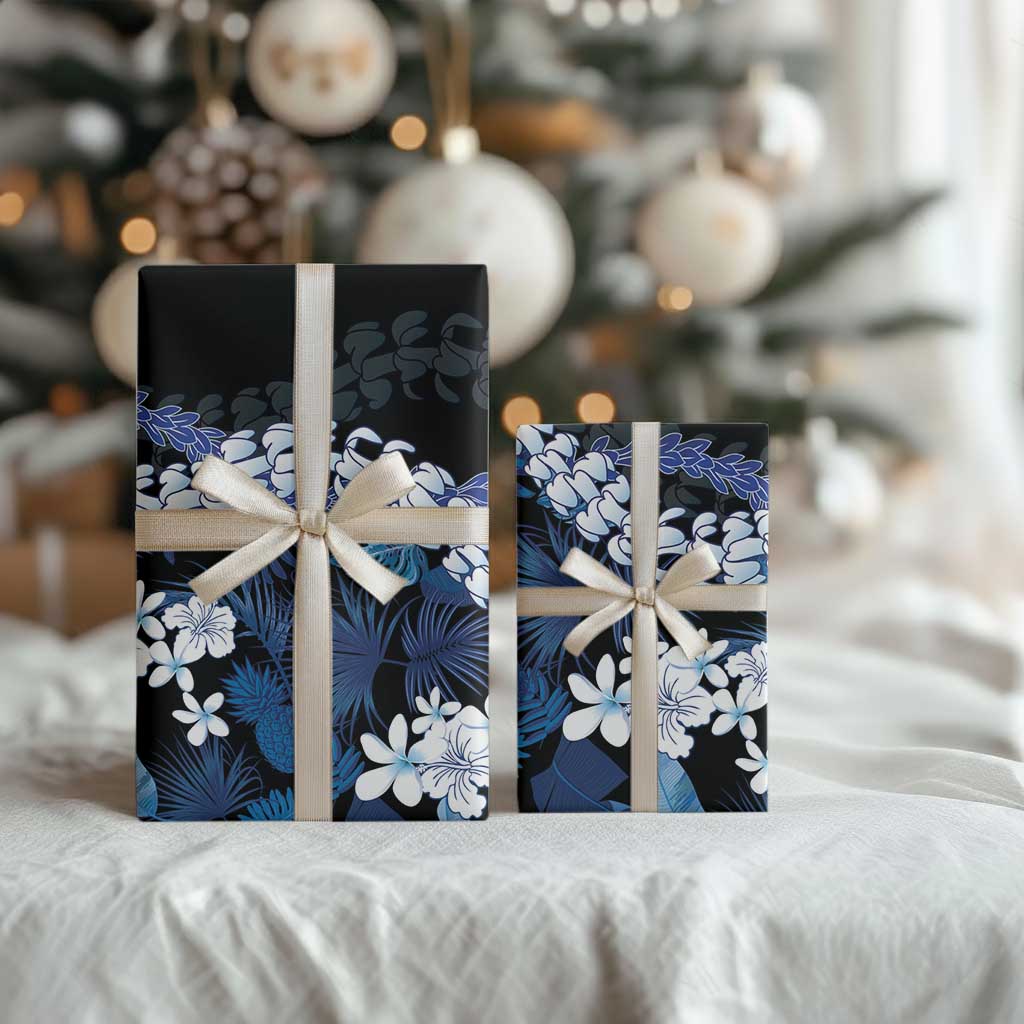 Polu Aloha Hawaii Lei Wrapping Paper Tropical Flowers Elegant Vibe LT14 - Polynesian Pride