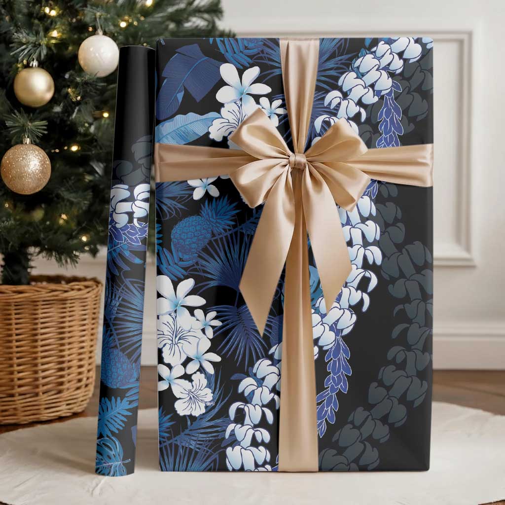 Polu Aloha Hawaii Lei Wrapping Paper Tropical Flowers Elegant Vibe LT14 - Polynesian Pride