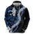 Polu Aloha Hawaii Lei Zip Hoodie Tropical Flowers Elegant Vibe - Polynesian Pride