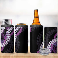 Poni Aloha Hawaii Lei 4 in 1 Can Cooler Tumbler Tropical Flowers Elegant Vibe - Polynesian Pride