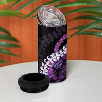 Poni Aloha Hawaii Lei 4 in 1 Can Cooler Tumbler Tropical Flowers Elegant Vibe - Polynesian Pride